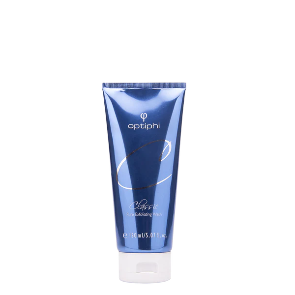 Optiphi Pure Exfoliating Wash daily exfoliating cleanser with salicylic acid and Vitamin B5 to cleanse, refine skin texture and support smoother-looking skin