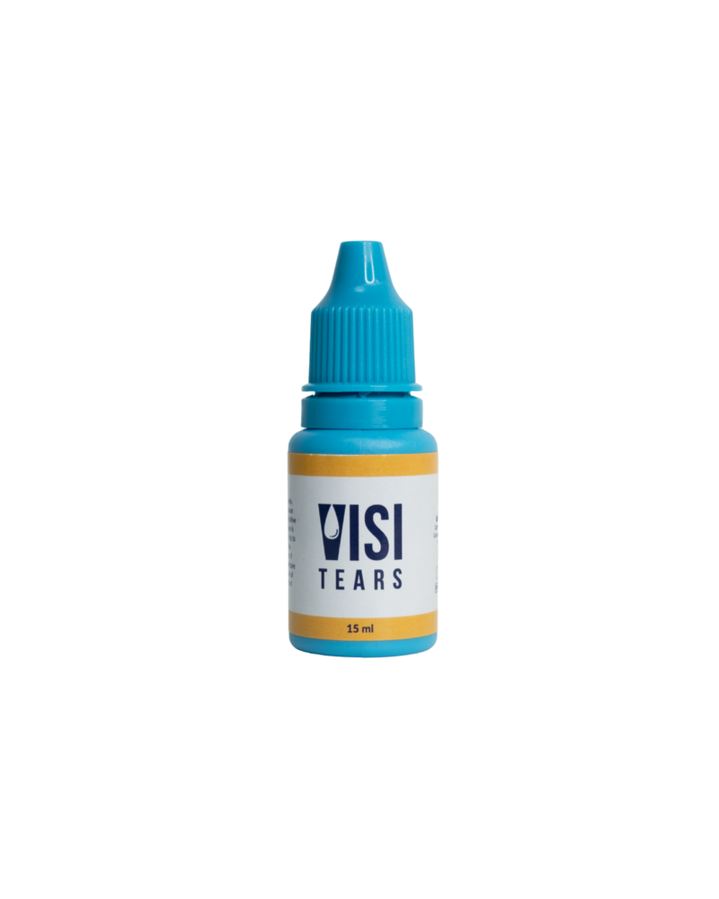 VisiTears lubricating eye drops with CMC and glycerine for dry eye relief, long-lasting hydration and soothing comfort for irritated eyes